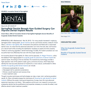 surgically guided dental implants,dentist in springfield missouri